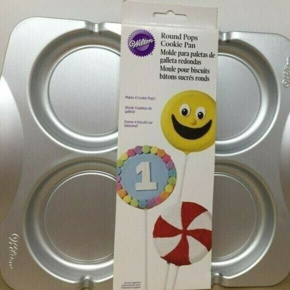 Wilton Round Pops Cookie Pan Mold New #2105-0536 Birthday Summer Fun - Picture 1 of 8